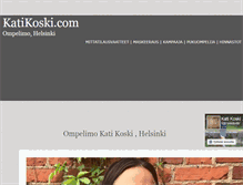 Tablet Screenshot of katikoski.com
